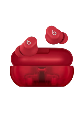 Beats by Dr. Dre Beats Solo Buds Bluetooth In-Ear Earbuds, Transparent Red
