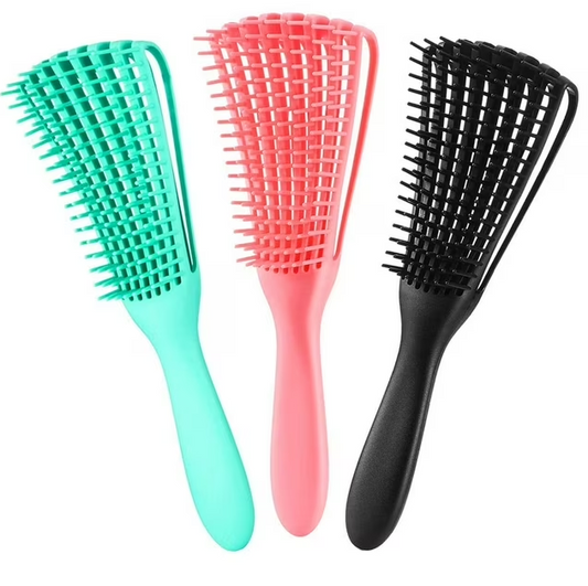 Livhil 3 Pack Hair Detangler Brush for Afro America/African Hair Textured 3a to 4c Kinky Wavy/Curly/Coily/Wet/Dry/Oil/Thick/Long Hair, Detangling Brush for Natural Hair,Detangle Brush