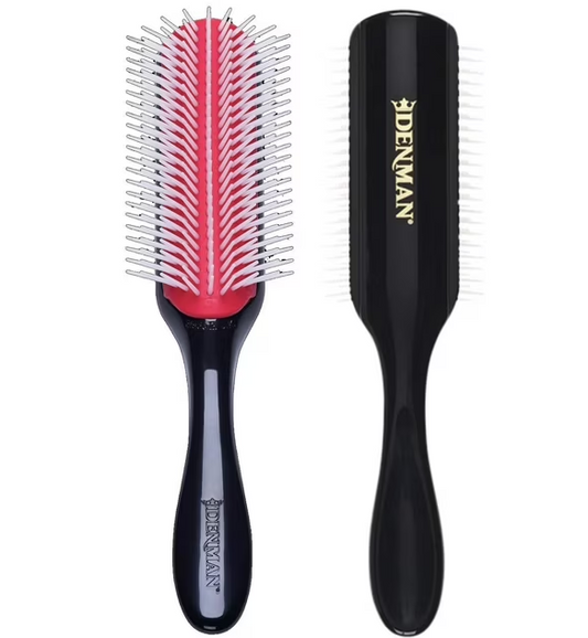 Denman Classic Styling Brush 7 Rows D3 Hair Brush for Blow-Drying & Styling Detangling, Separating, Shaping & Defining Curls