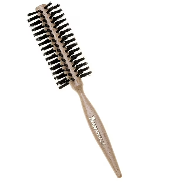 Boar Bristle Wooden Round Brush
