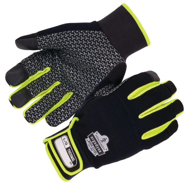 ergodyne® ProFlex 850 Insulated Freezer Gloves, Black, 2X-Large, Pair